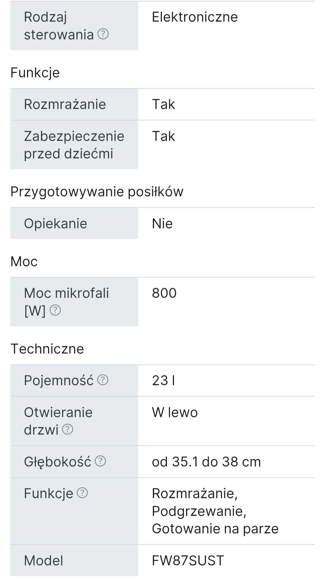 Kuchenka mikrofalowa SAMSUNG
