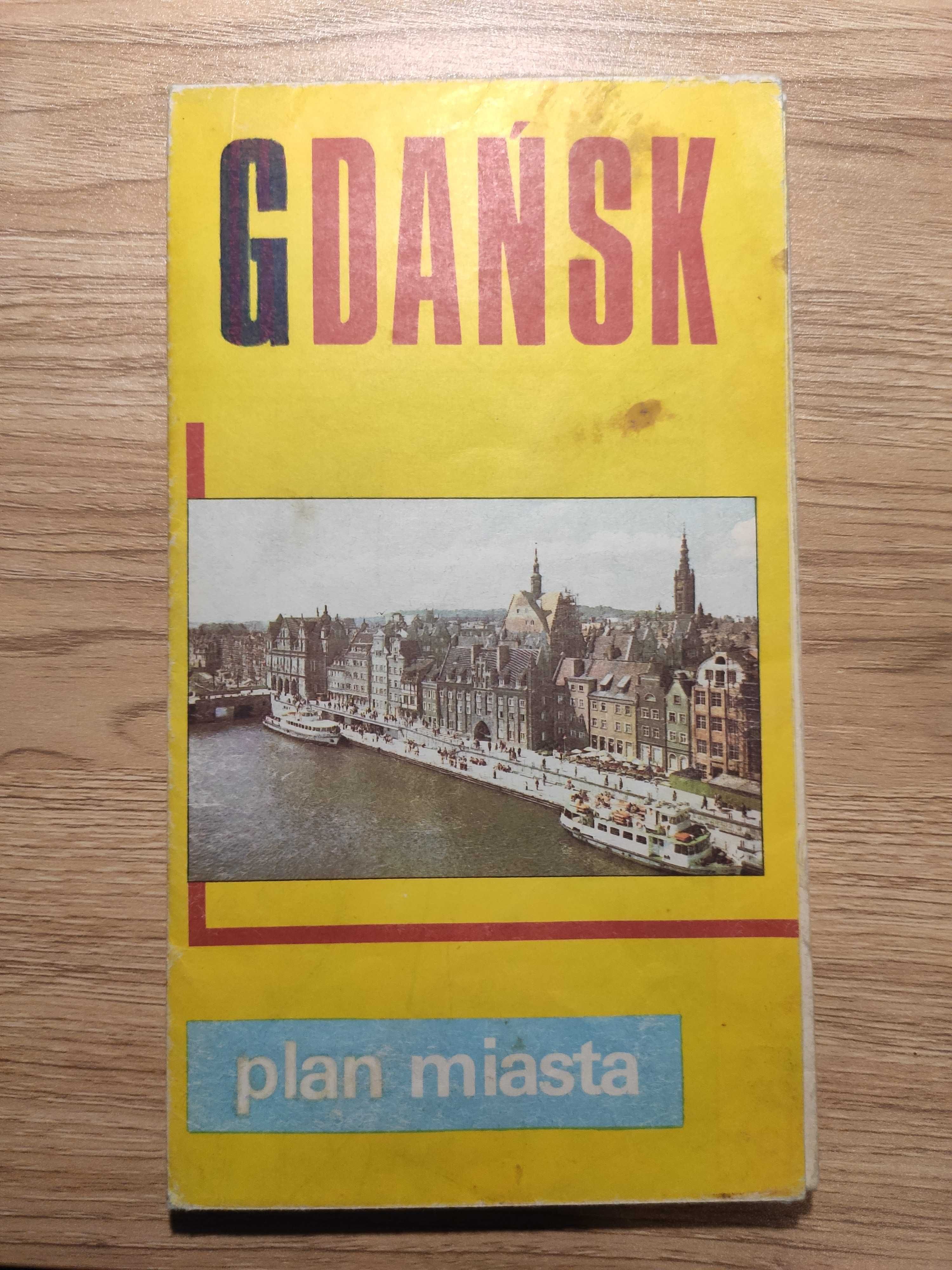 Gdańsk plan miasta mapa