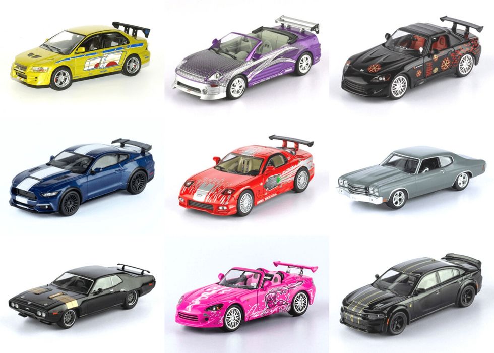 Модель 1:43 Toyota, Mitsubishi, Nissan, Mazda (altaya Fast&Furious)