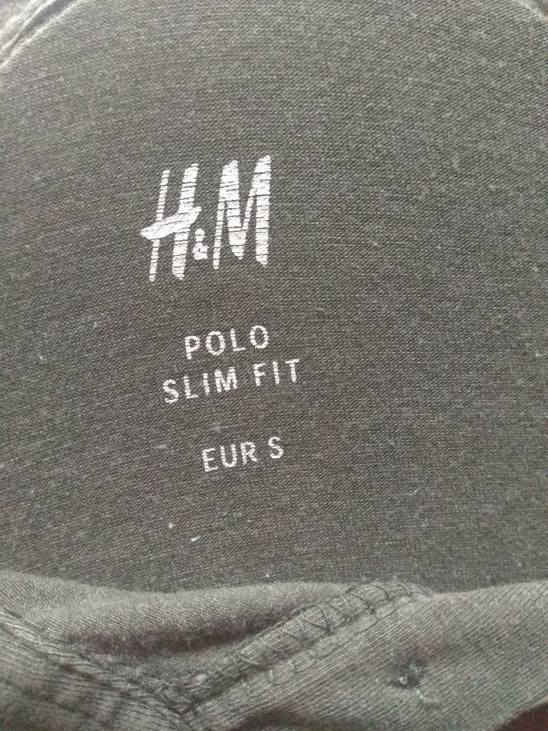 Футболка Поло мужское H&M slim fit