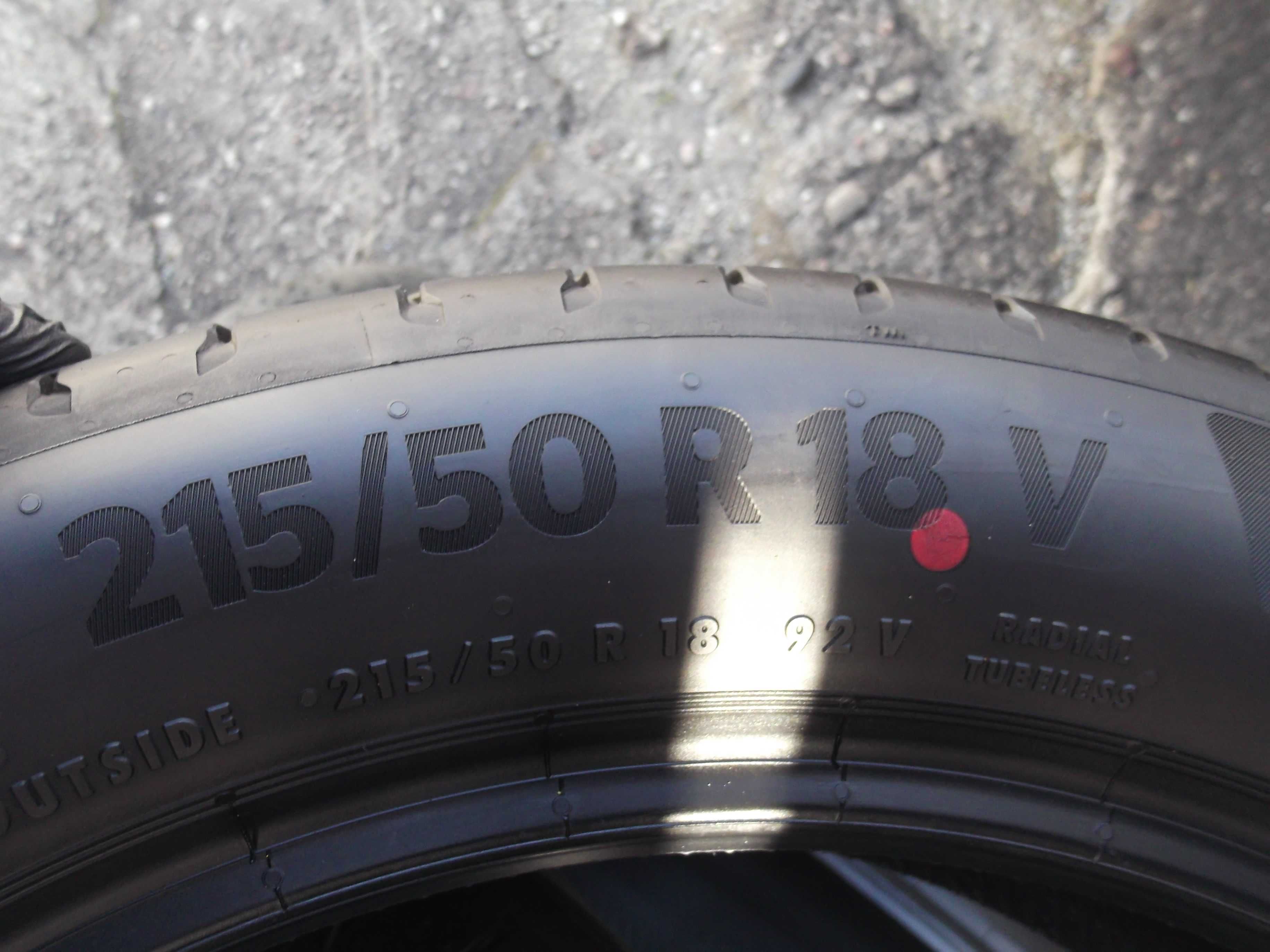 Opony 215/50/18 Continental 4szt 2019r
