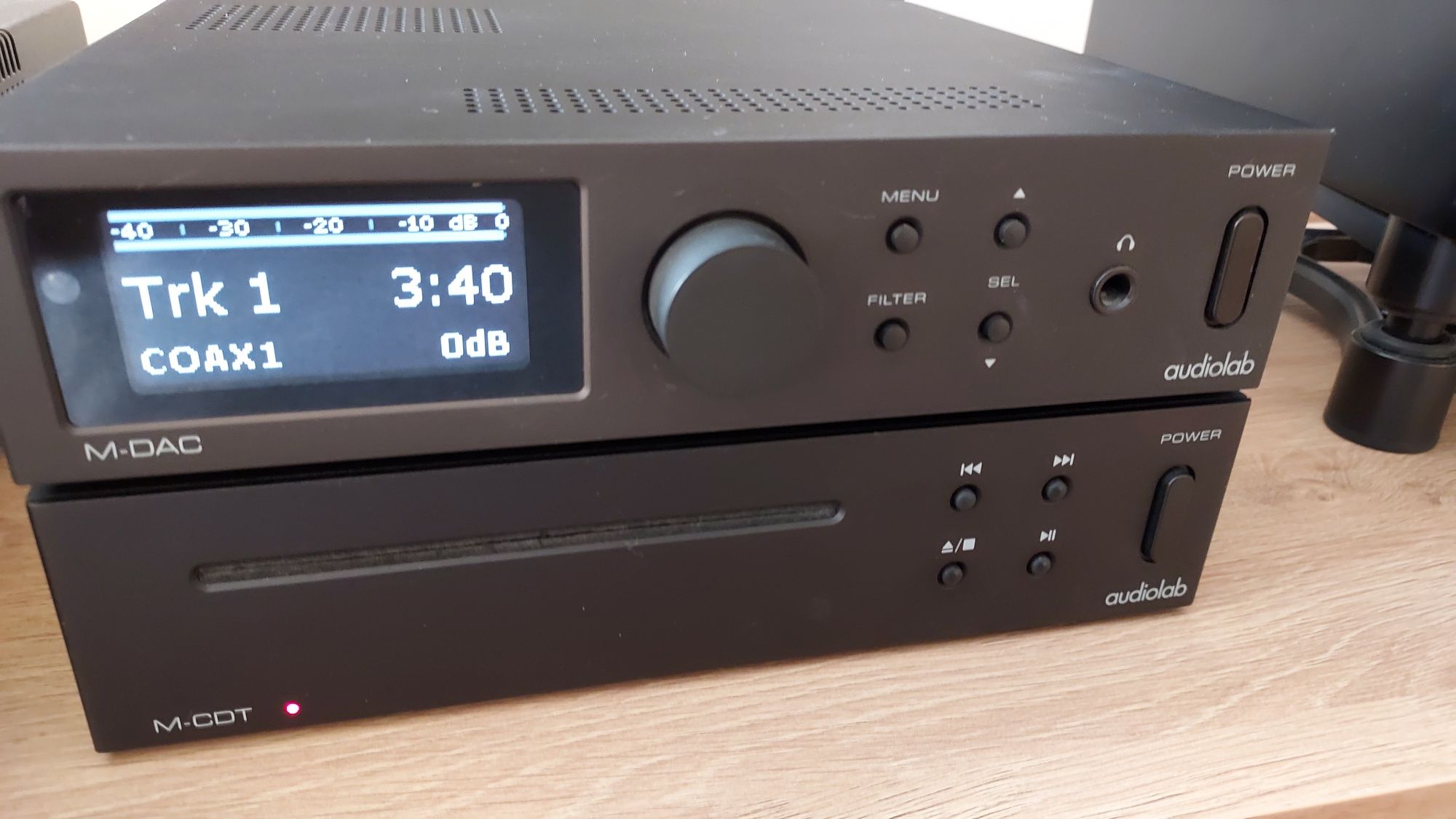 Audiolab DAC m-dac w zestawie z CD audiolab m-cdt