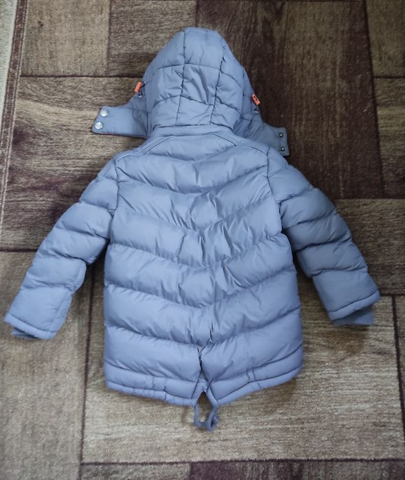 Дитяча зимова подовжена куртка