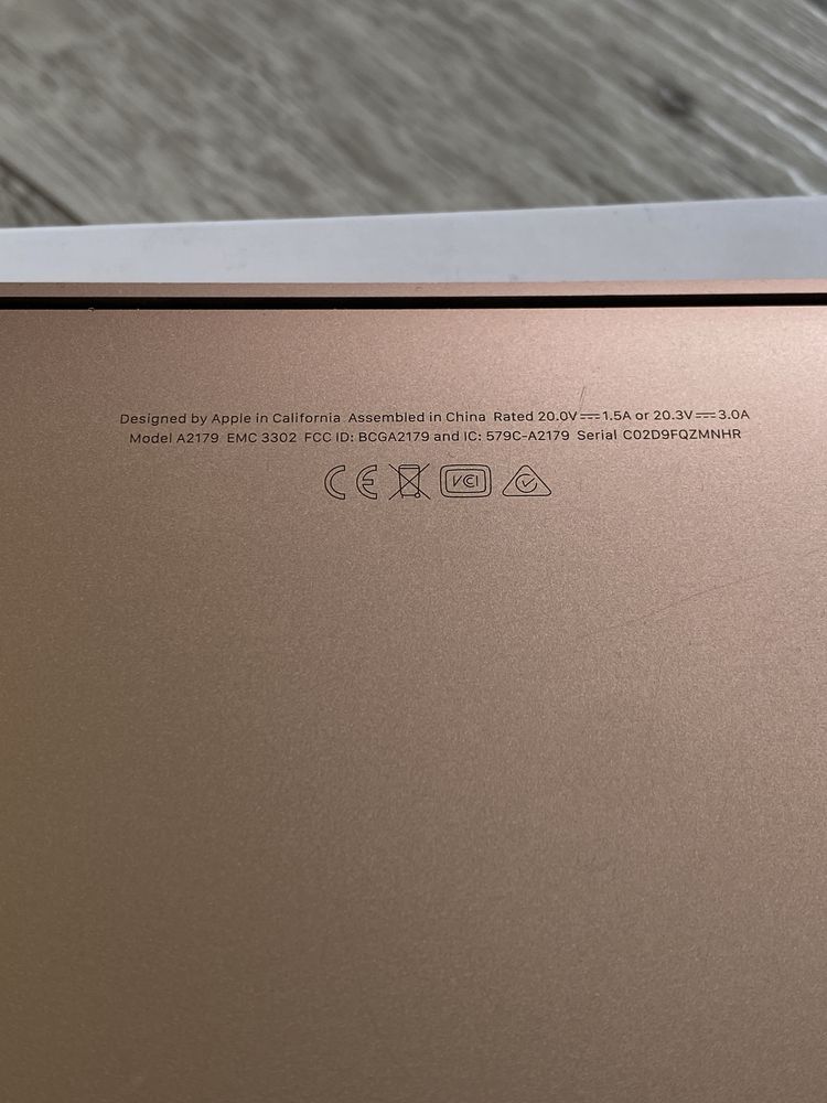 Macbook Air 256Gb Rose Gold Комплект A2179