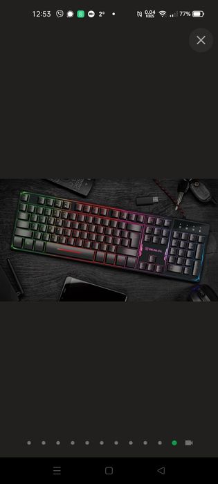 Игровая клавиатура Real-El 8700