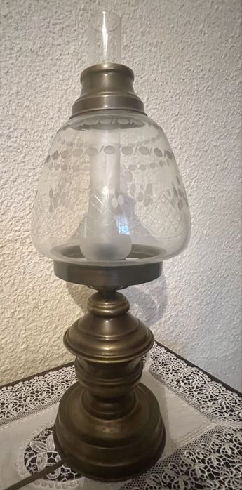 conjunto de candeeiros antigos