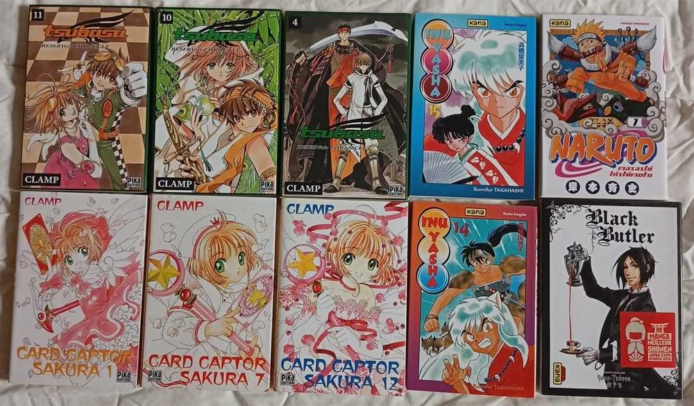 Manga em Francês - Card Captor Sakura, Inuyasha, entre outros