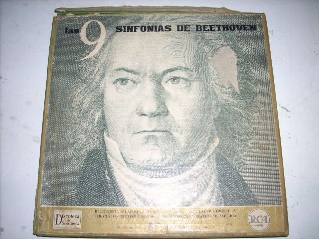 Las 9 Sinfonias de Beethovan - 7 Lp´s - Bom estado
