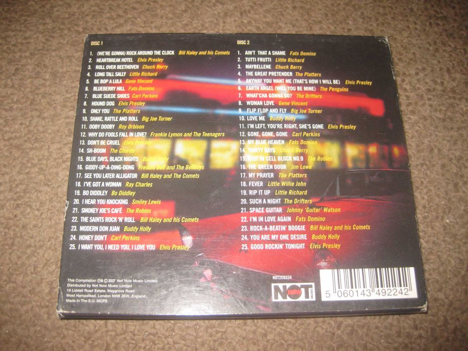CD Duplo da Coletânea "The Kings of Rock n`Roll" Slidepack!