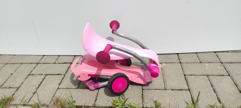 Jeździk, chodzik różowe coś składane :)