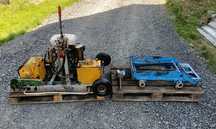 Winda dekarska budowlana spalinowa hydrauliczna