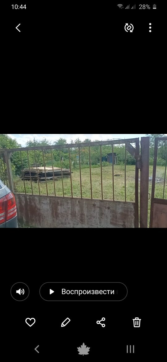 Срочно дачный участок 10 соток вода электричество ДТП квитневе обмен