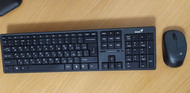 Клавіатура + мишка genius, Bluetooth (бездротові)