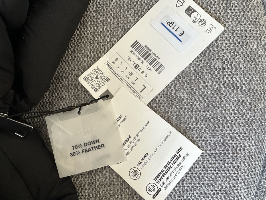 Пуховик жіночий Zara оригінал L, XL, XXL