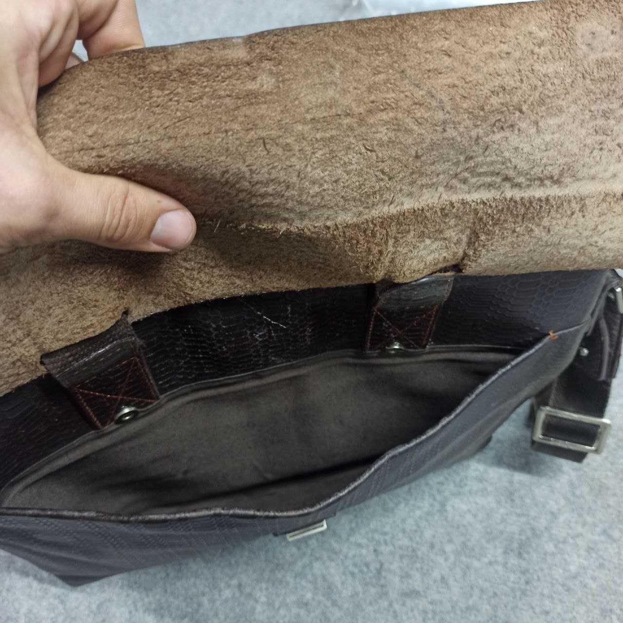 Шкіряна чоловіча сумка  Salvatore Ferragamo Italy