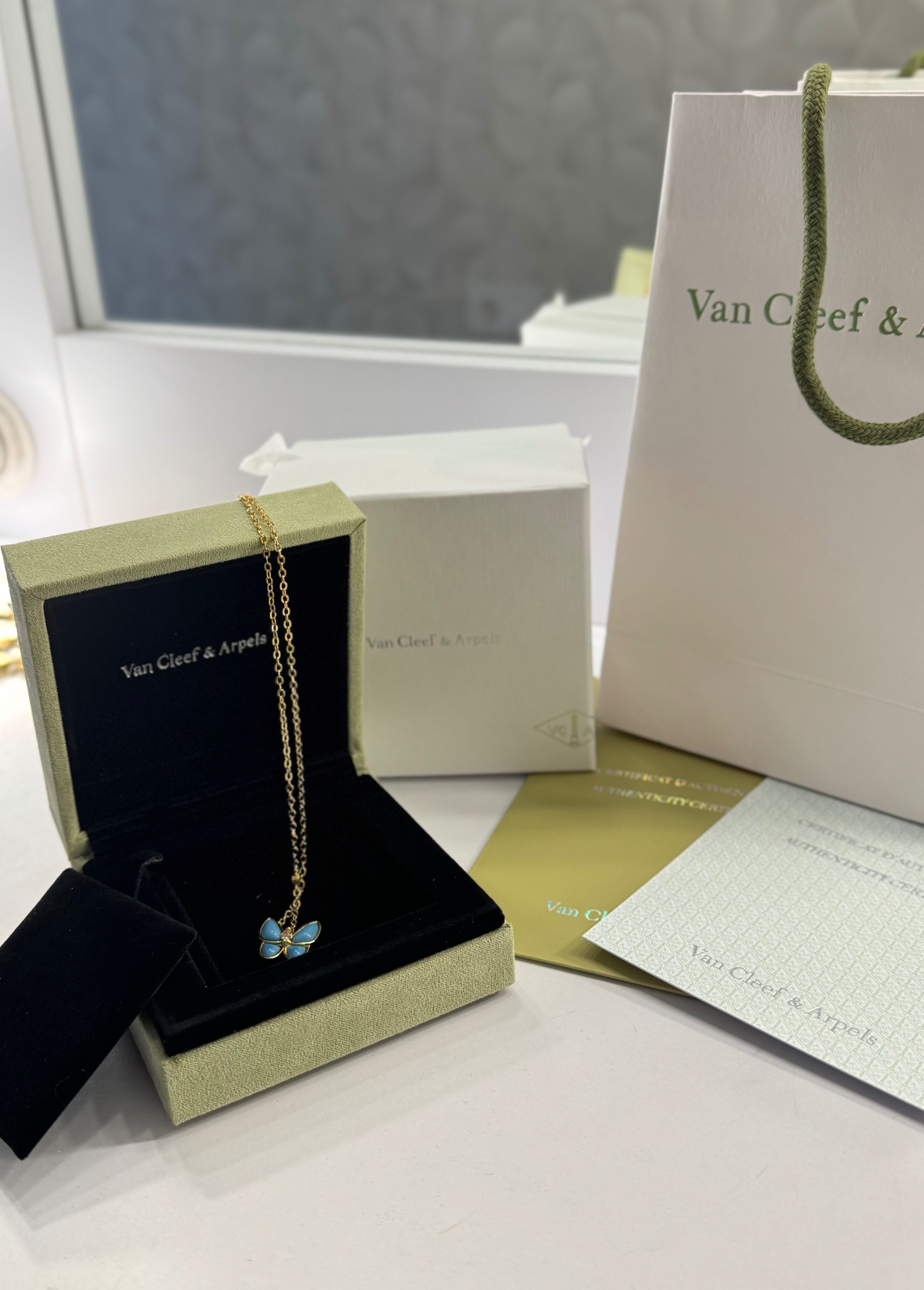 Van cleef & arpels,подвеска лимонное золото
