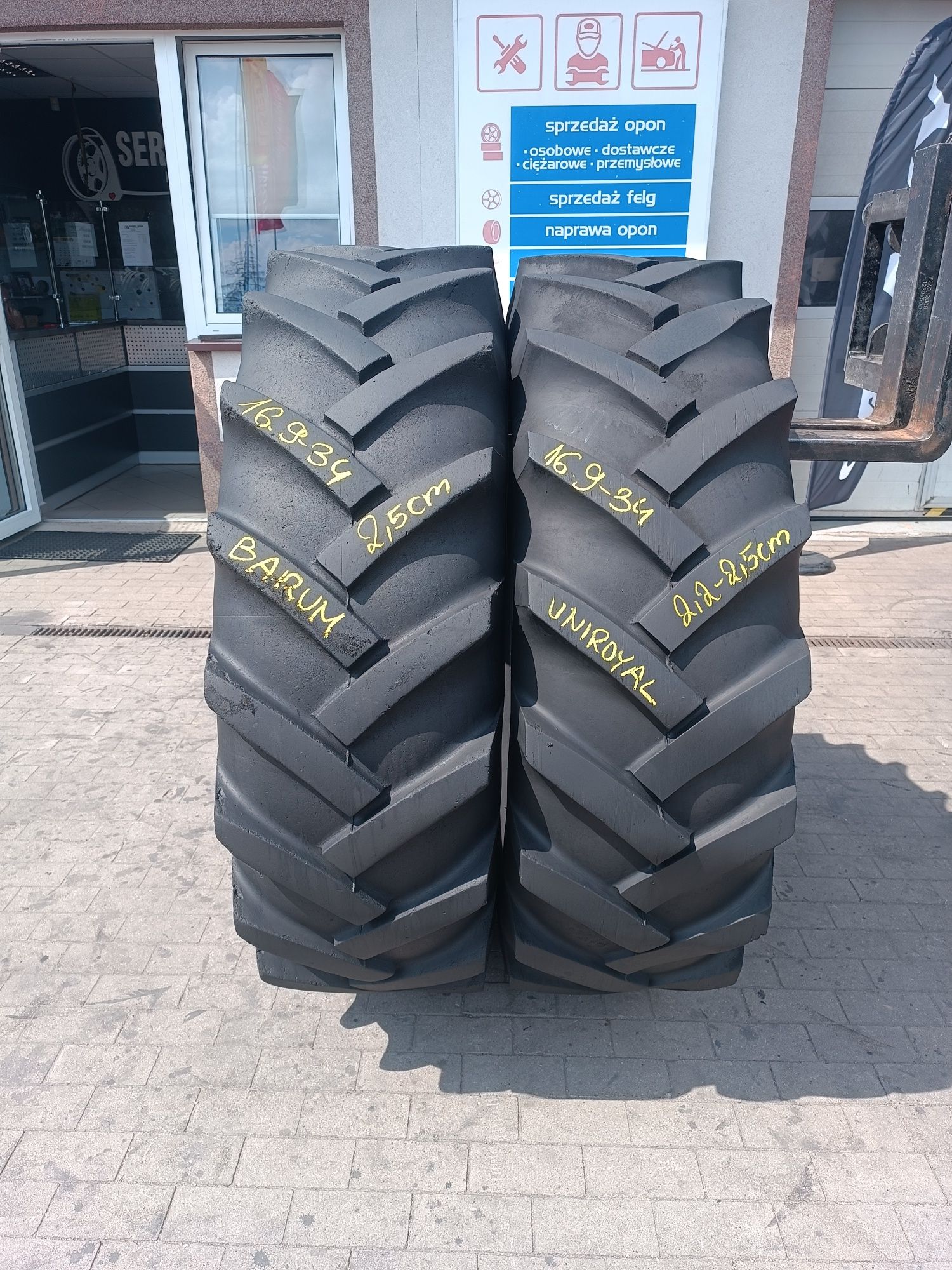 16.9-34 Barum i Uniroyal Agro-UB D 16.9R34