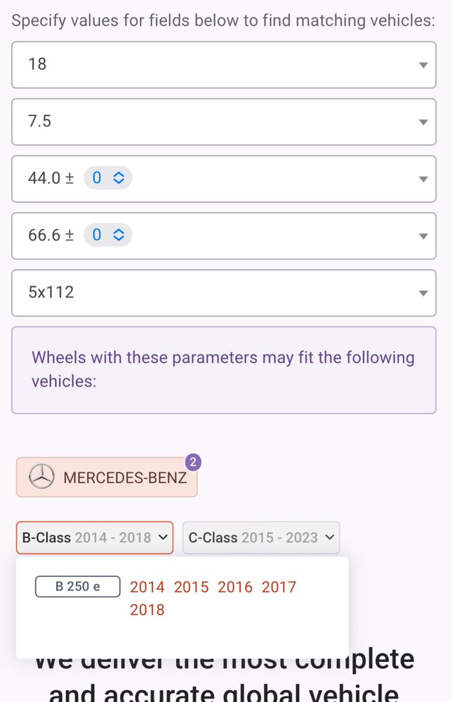 PF123 Alufelga 18 Mercedes C Klasa W205 AMG 5x112 ET 44 Felga