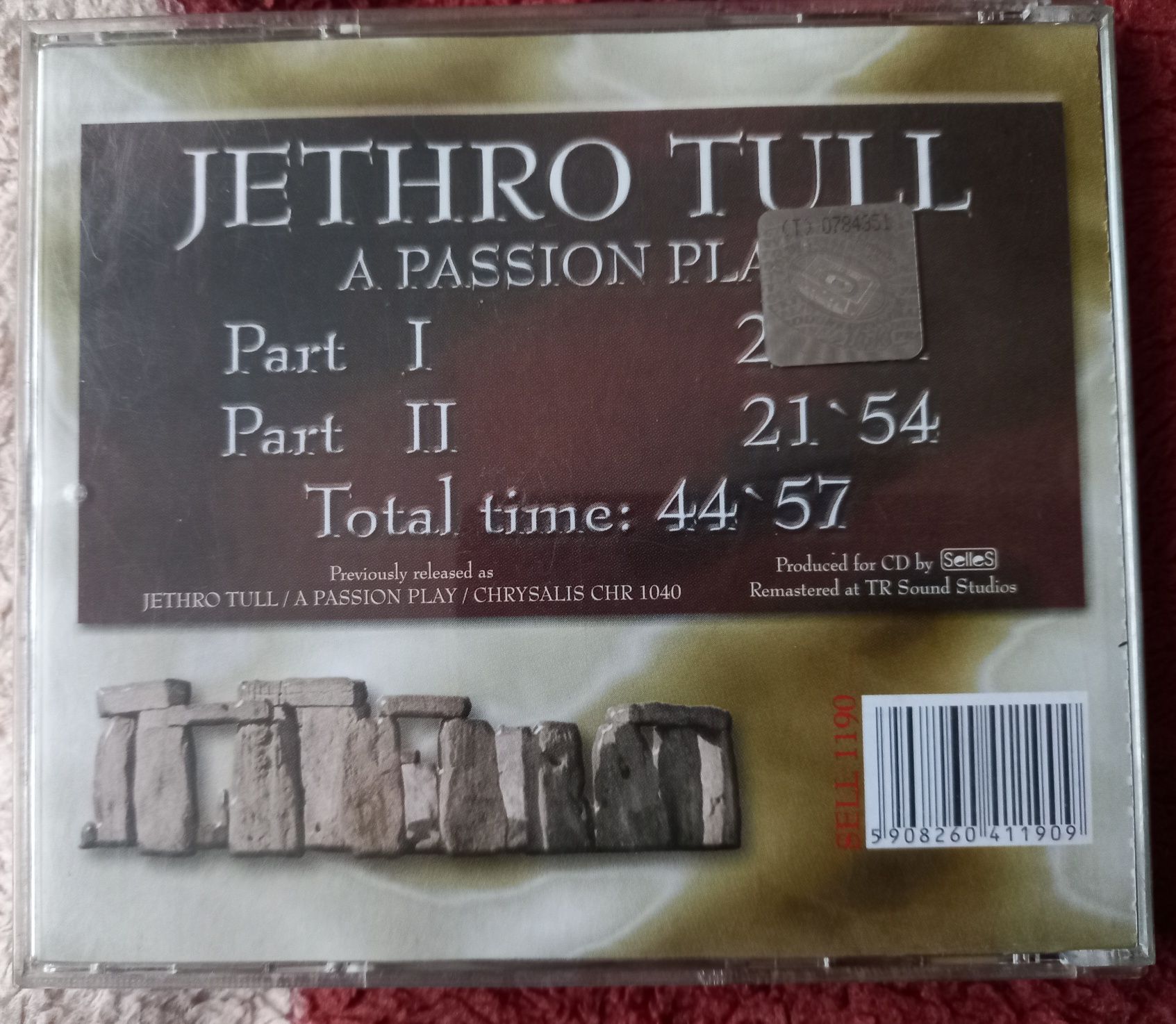 Jethro Tull - A Passion Play, płyta CD, rock progresywny