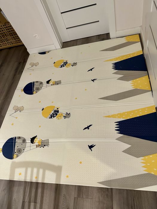 Dwustronna składana piankowa mata edukacyjna 4FIZJO