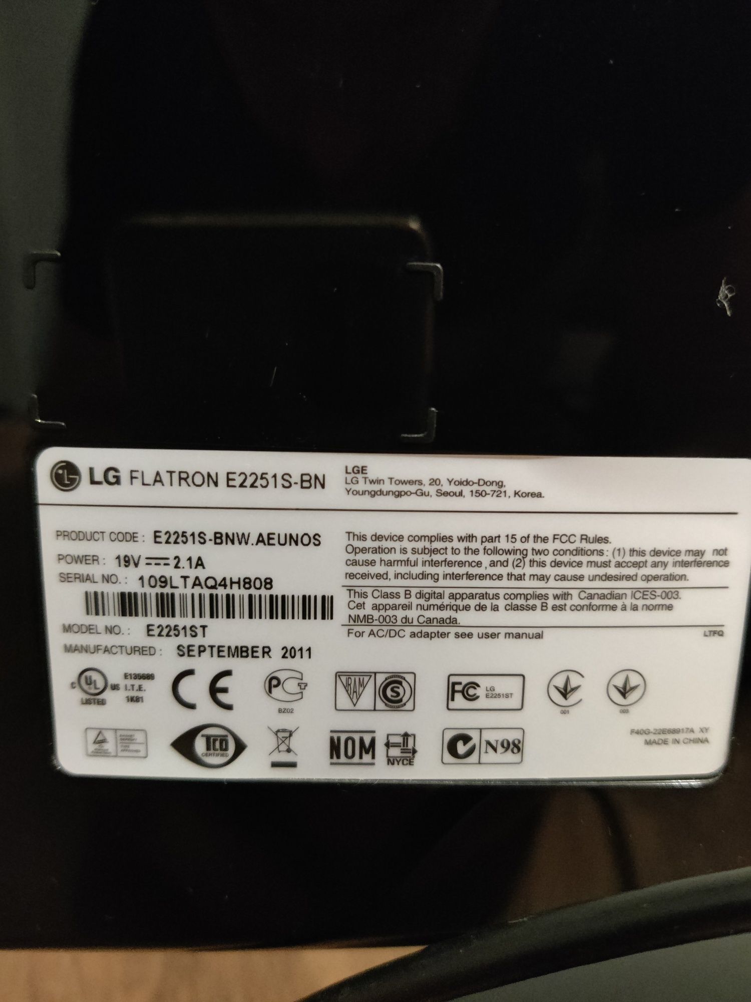 Monitor LG Flatron