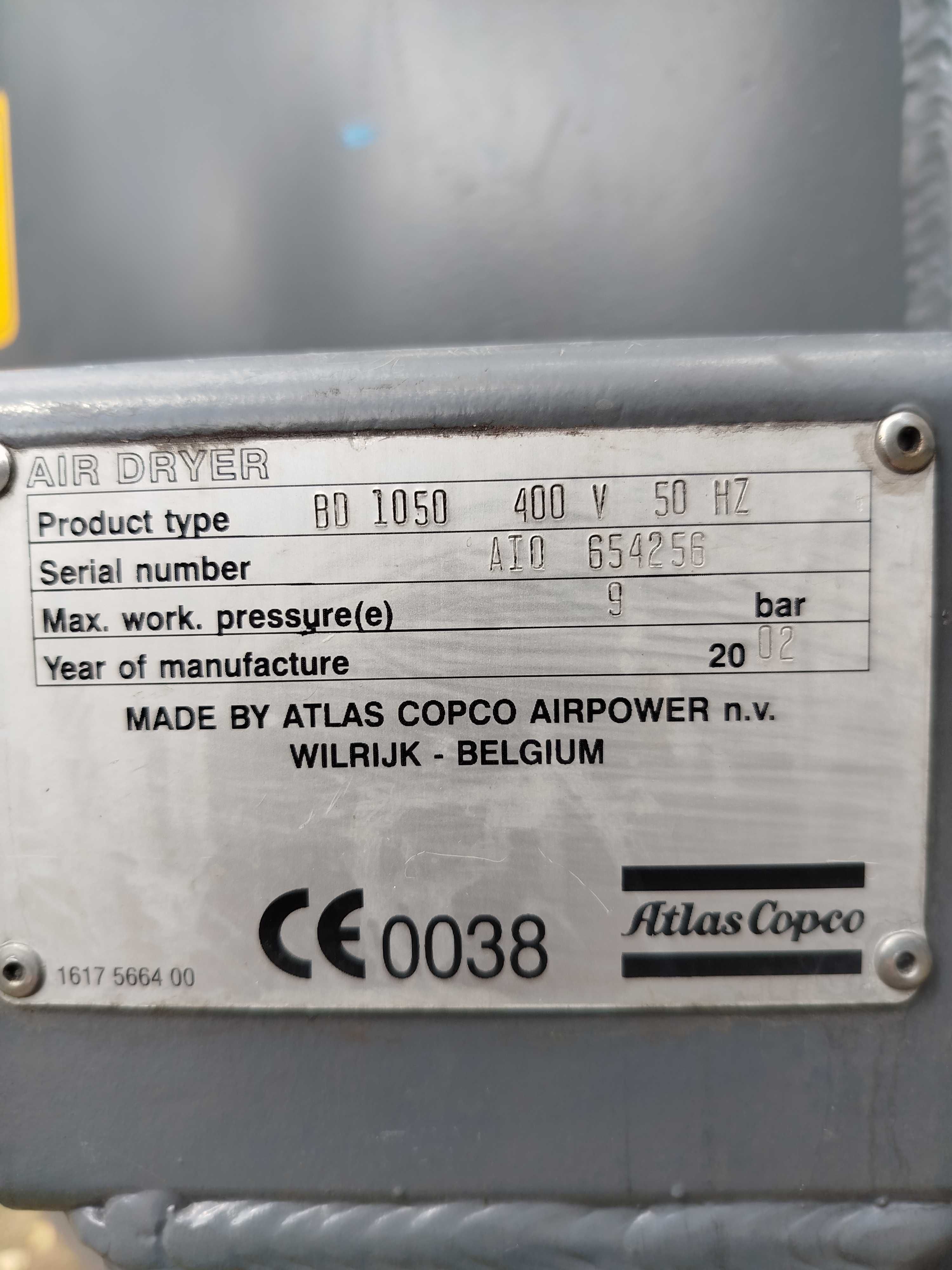 osuszacz powietrza Atlas Copco BD1050