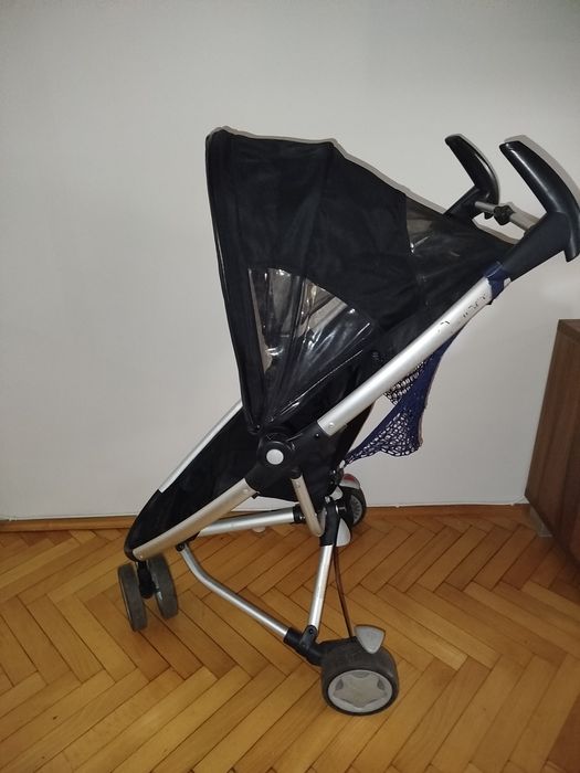 Wózek Spacerówka Trójkolowa Dziecięcy Quinny Zapp Czarny