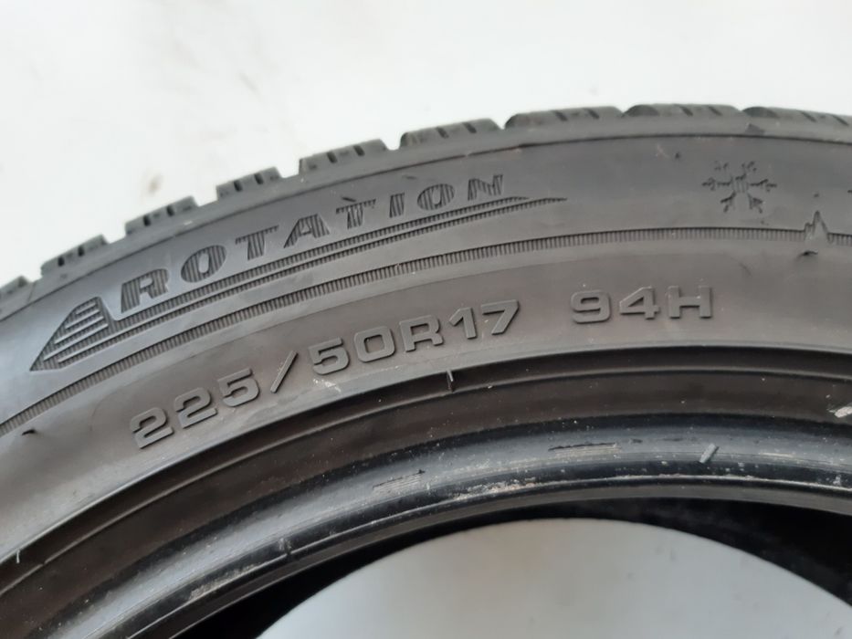 Zimowe 225/50R17 Dunlop 7mm Montaż