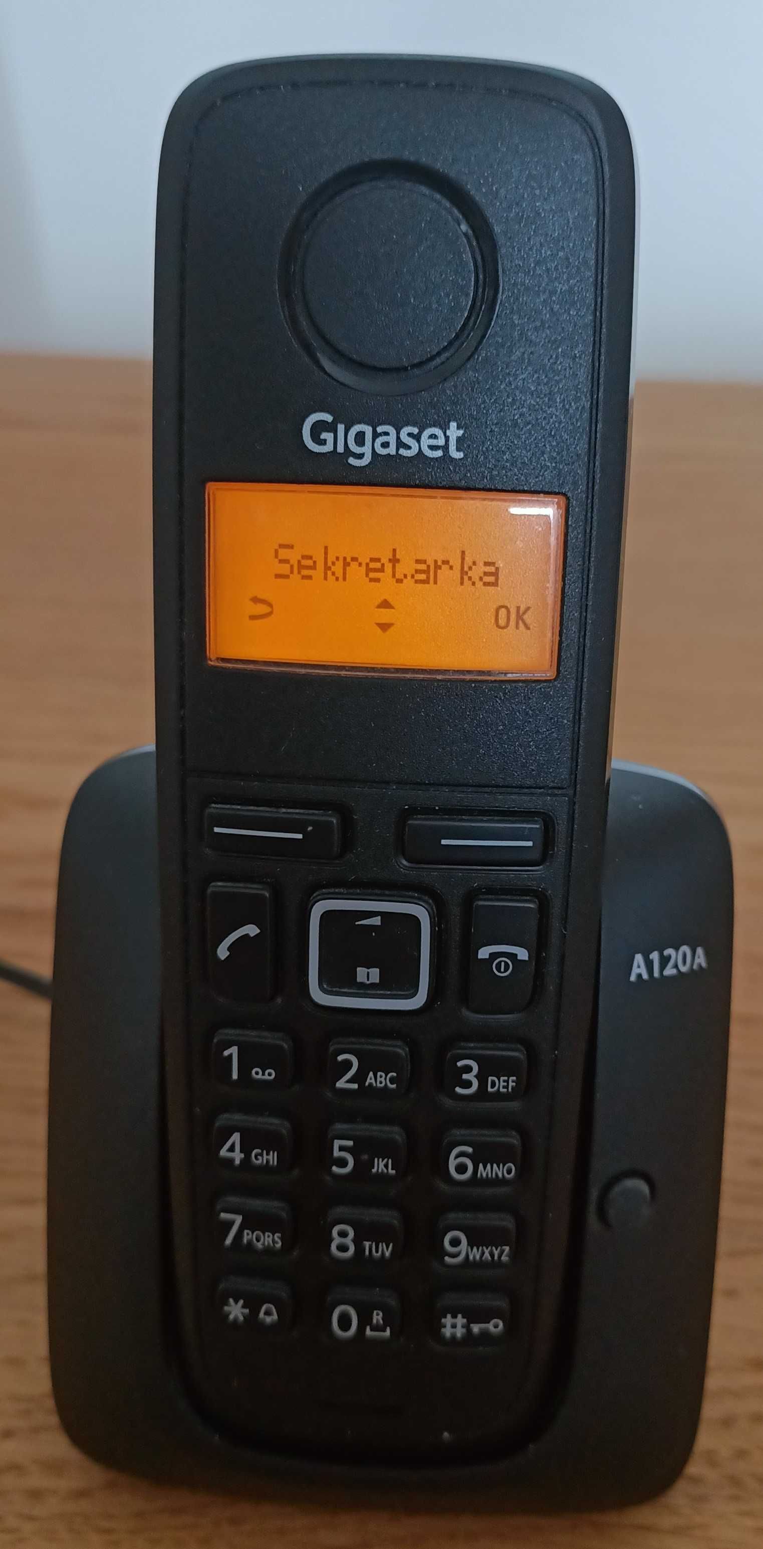 Telefon bezprzewodowy stacjonarny Simens Gigaset A120A