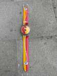 Relógio Vintage CTT tipo "swatch" Laranja, Vermelho Branco Ano 2000