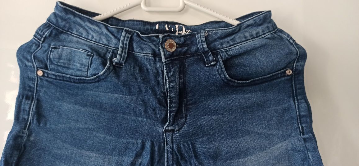 Spodnie jeans L&D, dżinsowe damskie rozmiar 36