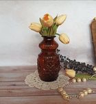 Винтажная ваза ссср . Марганцевое стекло. Винтажный декор