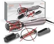 Babyliss Air Style 1000 AS136E Lokówko-suszarka jonizacja 1000 W szara