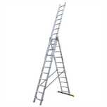 Drabina aluminiowa 3 częściowa 6,9 m Bayersystem BS-DW 3x11