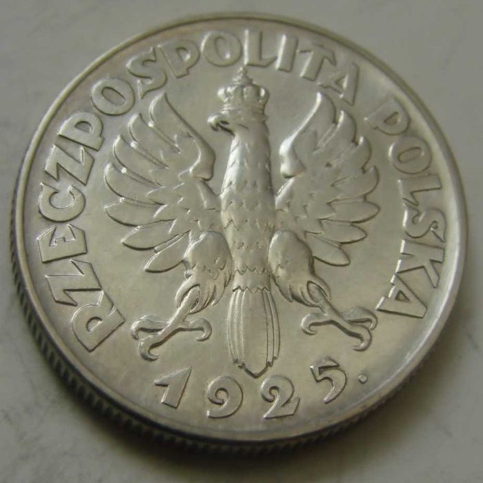 2 zł. 1925 r. z kropką.  (3)