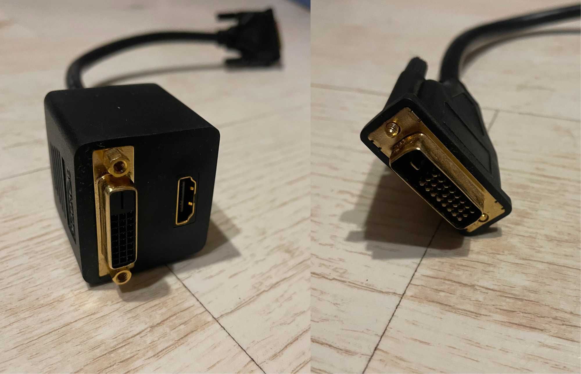 Adapter / Przejściówka Delock DVI -> HDMI + DVI