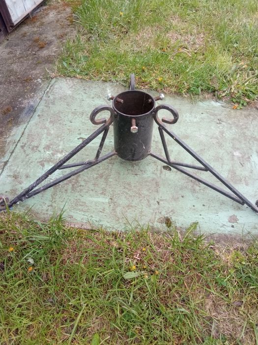 Stojak Podstawka pod Choinkę metalowa solidna masywna