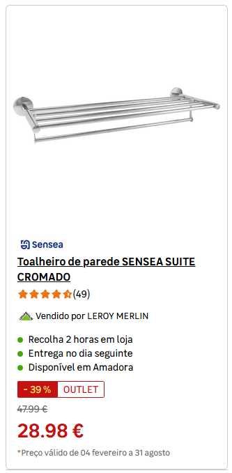 Toalheiro de parede ENFERRUJADO - Wall mounted towel rack RUSTY