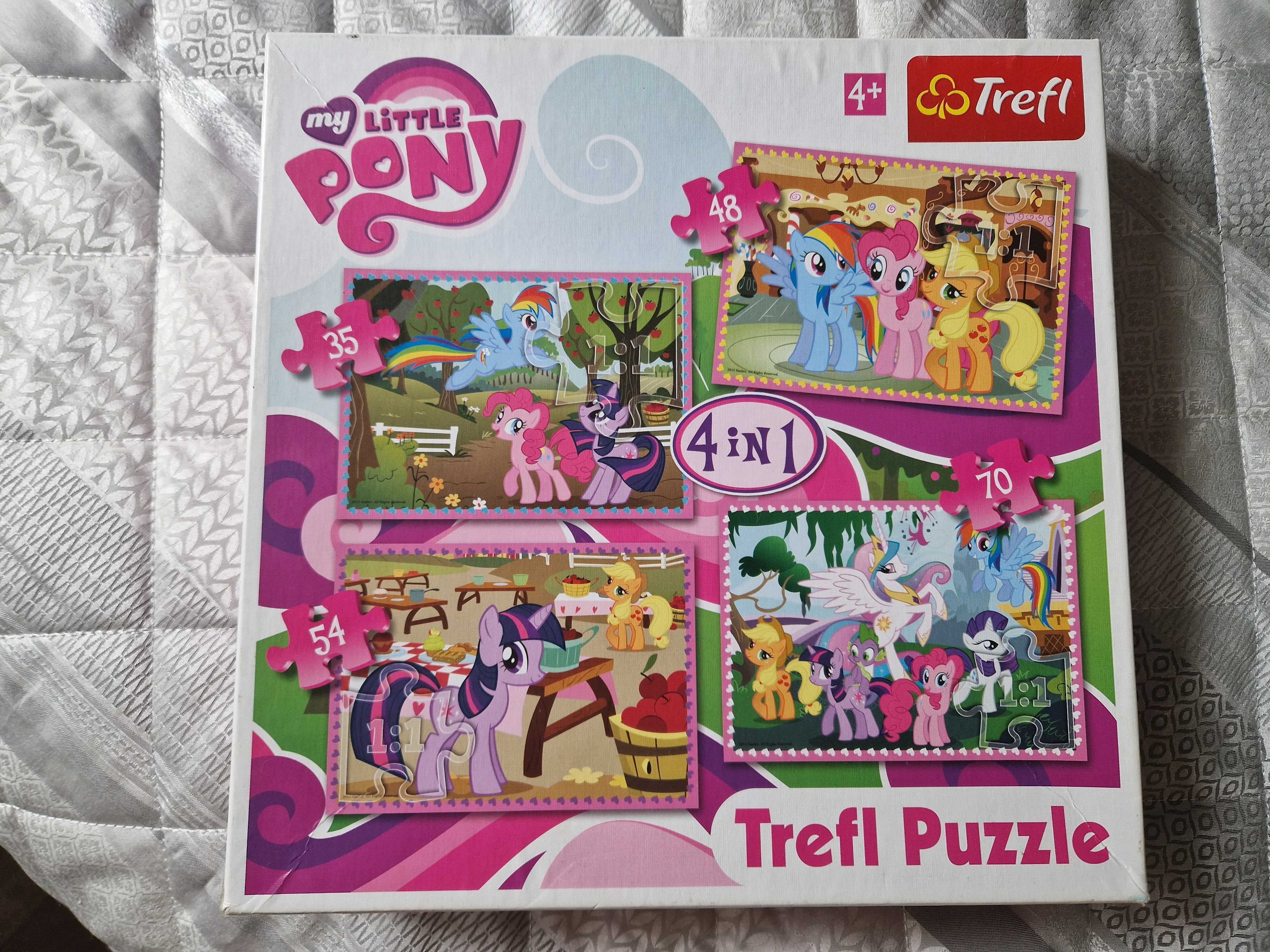 Puzzle My Little Pony 4 zestawy