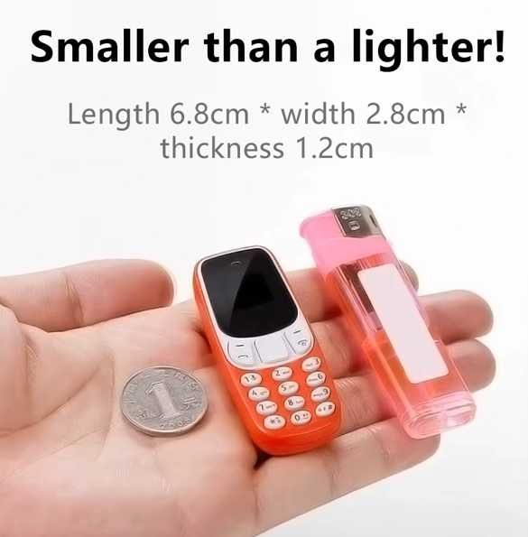 Mini telefon - SERWO - BM10 - dual SIM - klasyczny - bardzo mały