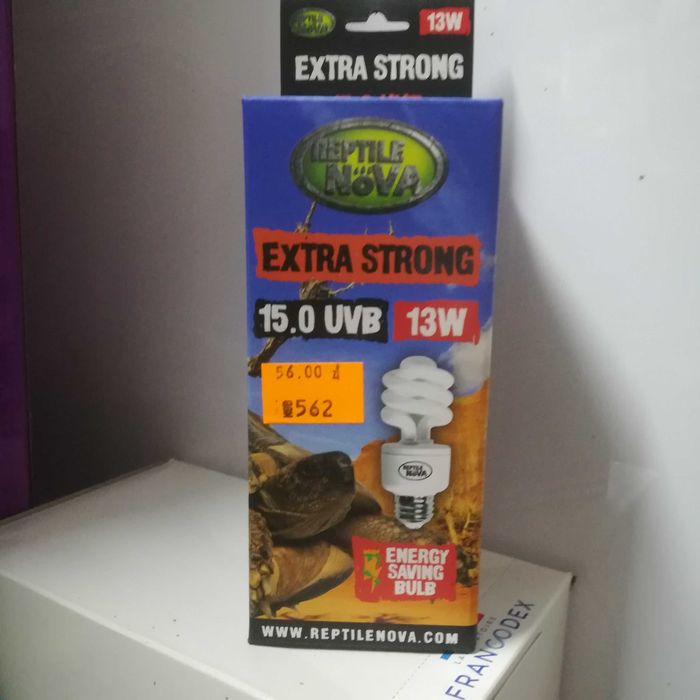 Reptile nova 15.0 13W żarówka UVB do terrarium extra strong