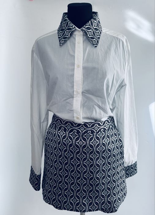 Maje оригінал костюм спідниця-шорти, сорочка, блуза