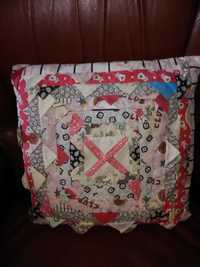 Almofada de patchwork feita por mim!