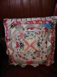 Almofada de patchwork feita por mim!