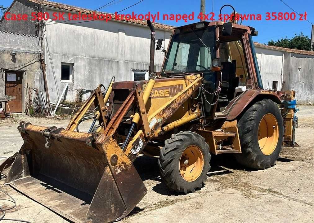Koparkoładowarka CASE 580 SK TURBO