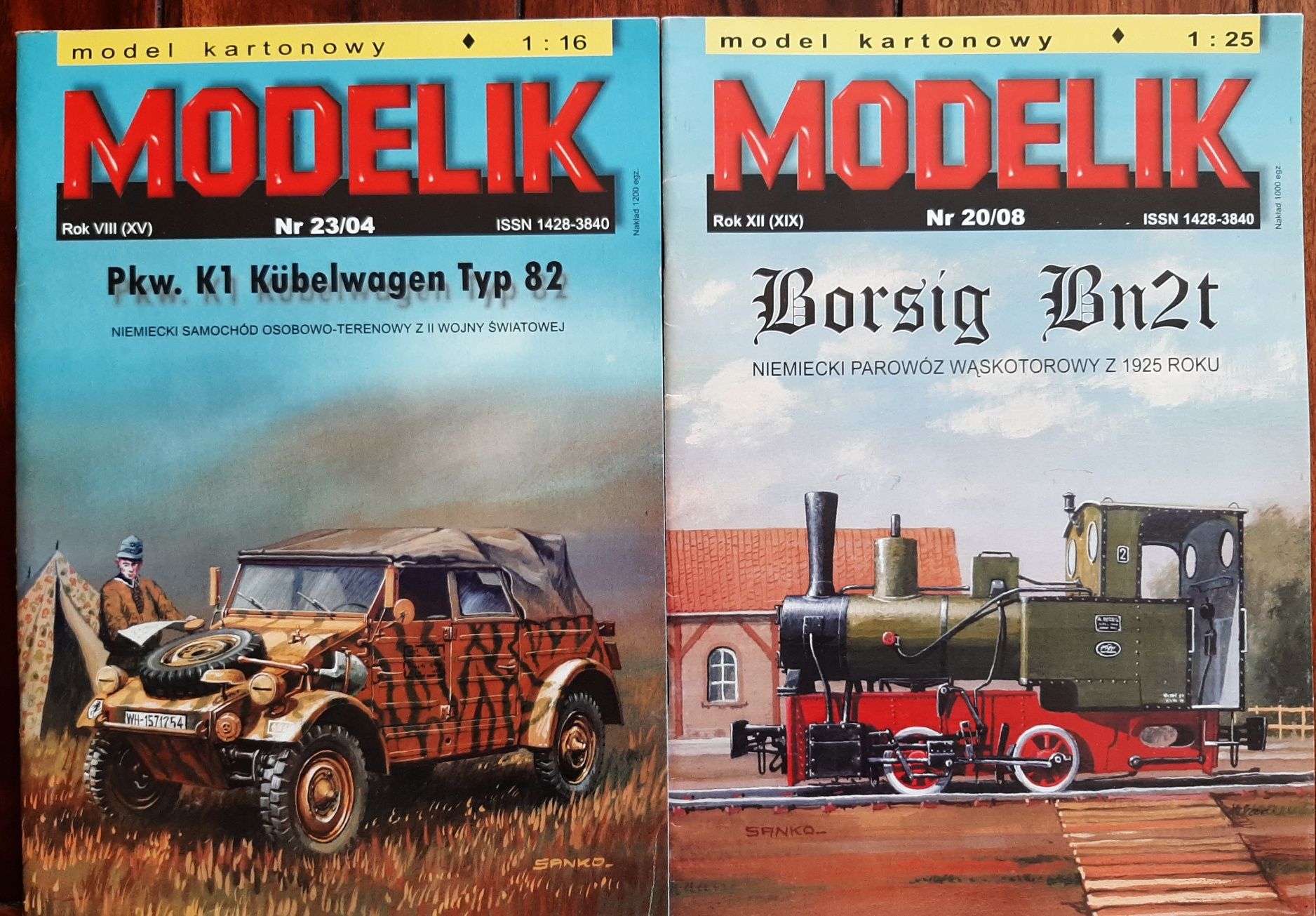 Modele papierowe zestaw 6