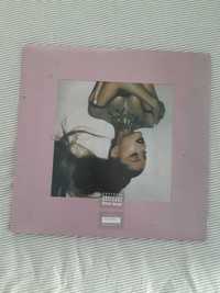 Ariana Grande thank u next vinil clear capa rosa