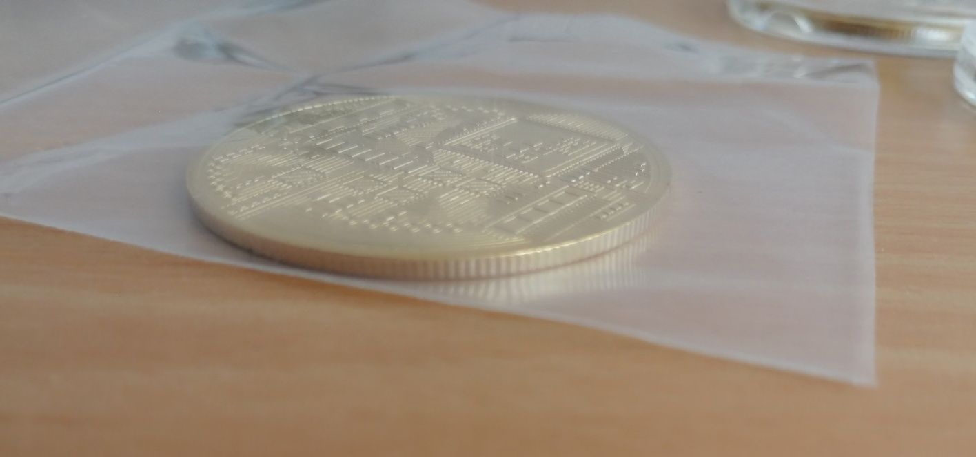 Сувенірна монета Біткоін Bitcoin