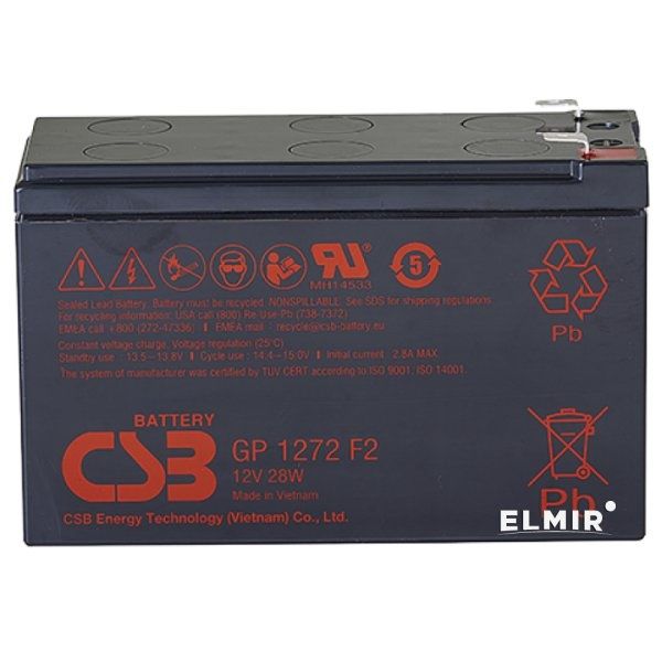Акумулятор для ДБЖ CSB Battery GP1272 12V28W