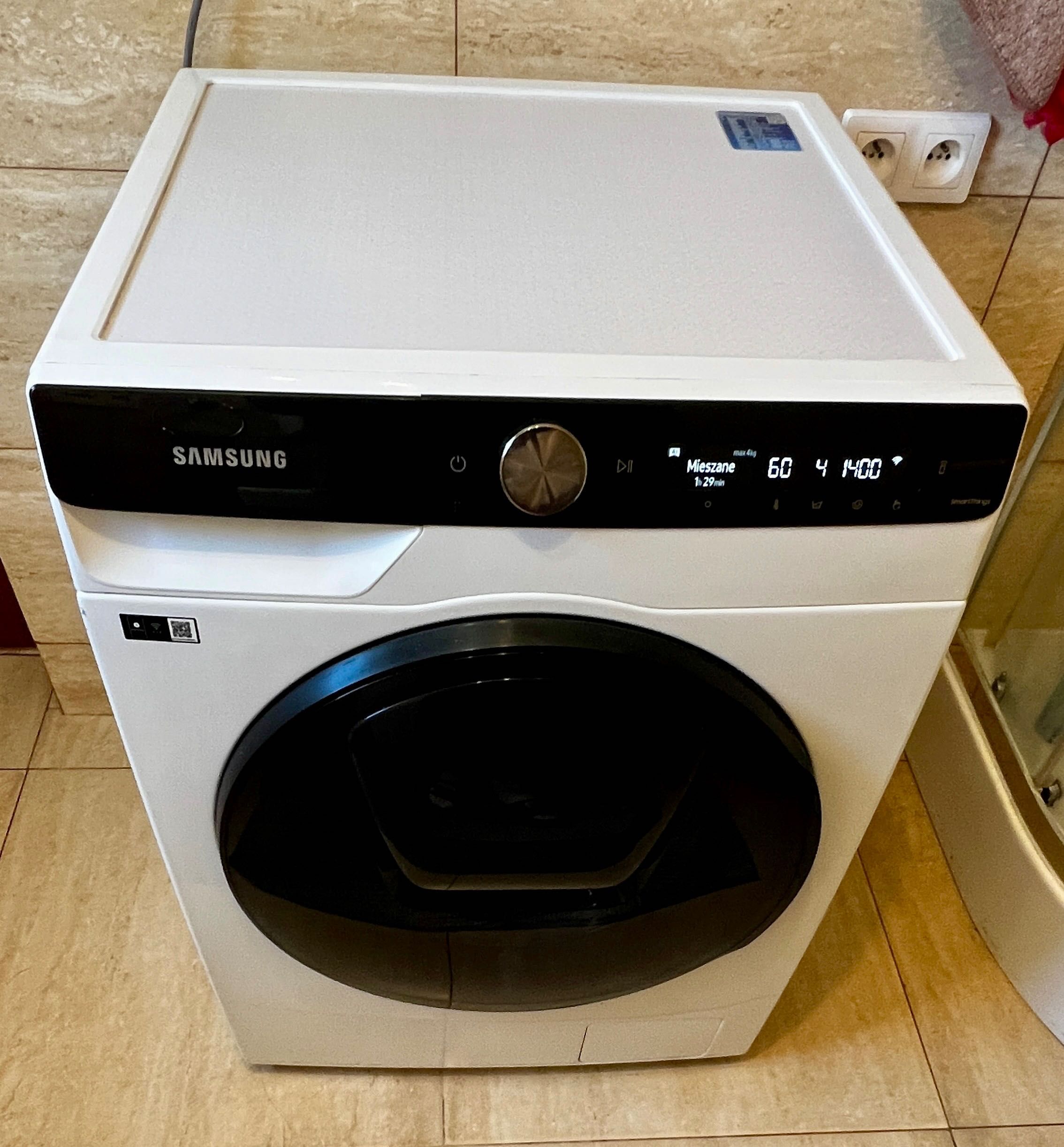 Pralko-suszarka Samsung WD80T554DBE AddWash AI Control - 60cm- 8kg/5kg